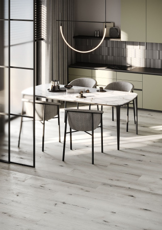 Кварцевый ламинат Fargo Комфорт экстра Дуб Снежный DL1601