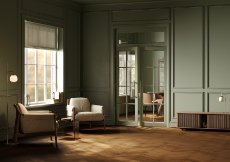 Кварцевый паркет Quartz Parquet Штучный паркет Орех Американский 44-400-29 5/0,6 мм